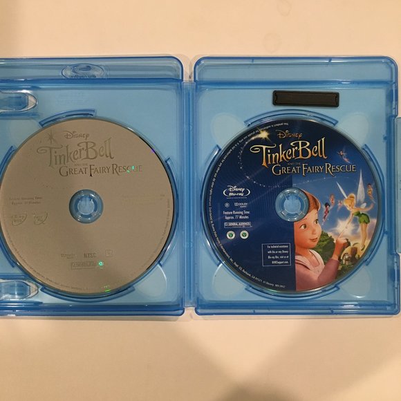 DISNEY TINKERBELL GREAT FAIRY RESCUE Blu-Ray & DVD - Picture 3 of 3